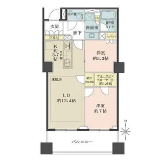 ザ・パークハウス恵比寿【3階】の間取り