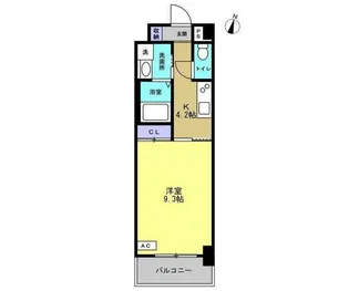 トレステーラ住吉町【2階】の間取り