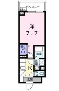 ウエスト シックス【3階】の間取り