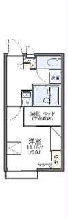 レオパレスエクセレンス【2階】の間取り