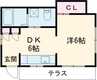 小林荘【1階】の間取り