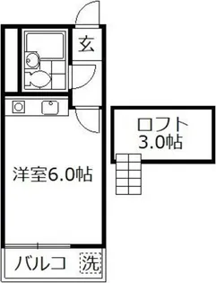 アスペックワン【1階】の間取り