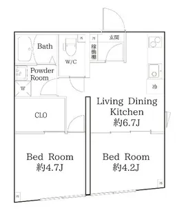 MAISON DE M【2階】の間取り