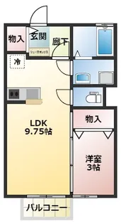 サンコート静浦A【1階】の間取り