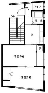 牧野第一ビル【4階】の間取り