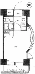ダイアパレスステーションプラザ武蔵新城【2階】の間取り