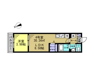 ルノン柏【3階】の間取り