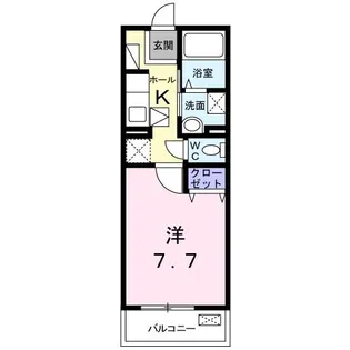 イースト ラディアンス【2階】の間取り