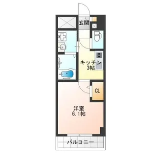 アーバンパーク住之江公園I【6階】の間取り