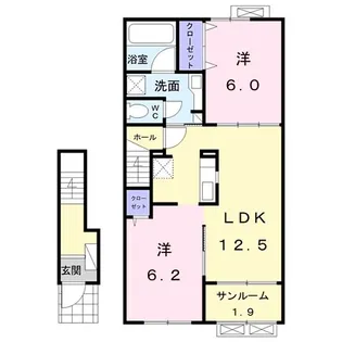 アマービレII【2階】の間取り