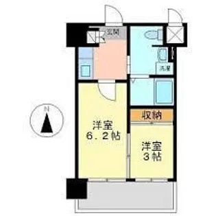 アメニティ香椎宮前【7階】の間取り