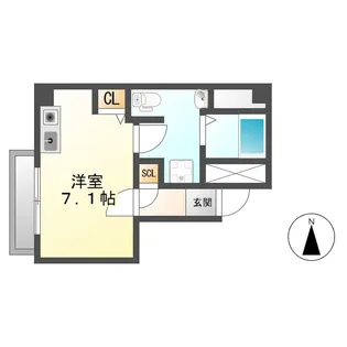RENO BELLEZZA KASADERA【5階】の間取り