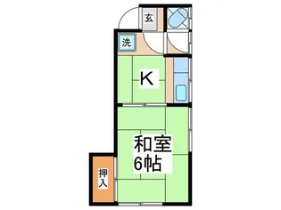 杉山荘【1階】の間取り