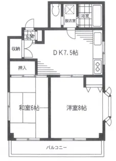 町屋穂高ハイム【3階】の間取り