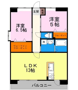 Bloemen【6階】の間取り