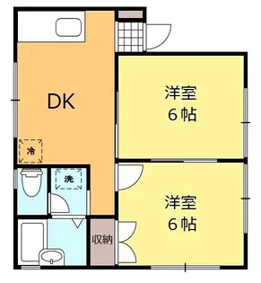 グリーンテラスOC【1階】の間取り