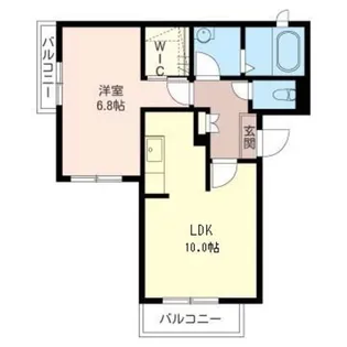 ハイライズ【2階】の間取り