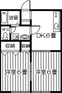 ナチュール清和【1階】の間取り