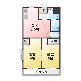 CONFORT N【2階】の間取り