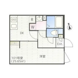 THE PARK EXIA 等々力【1階】の間取り