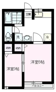 グラントム新和II【1階】の間取り