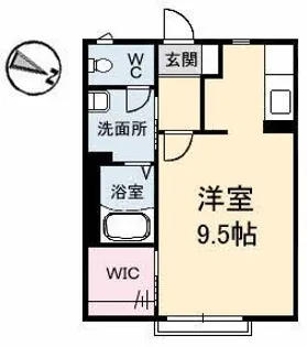 メゾン・スミダ【2階】の間取り