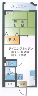 福田マンション【3階】の間取り