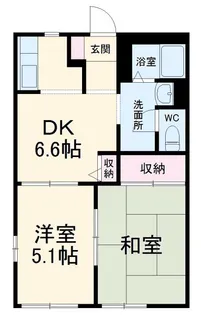 アネックス渋谷B【1階】の間取り