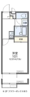 レオパレス東錦見【1階】の間取り