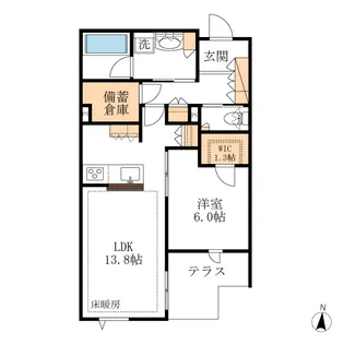 ルマセラ【1階】の間取り