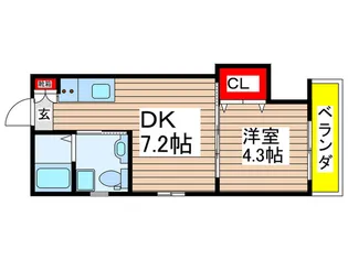 パインヒル19【3階】の間取り