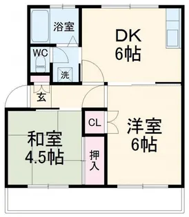 第5サンハイツ【2階】の間取り