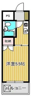 ハイタウン新丸子【3階】の間取り