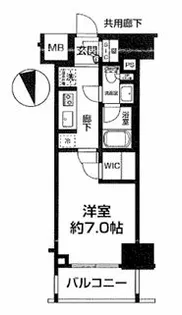 クレヴィア赤羽ステーションテラス【11階】の間取り