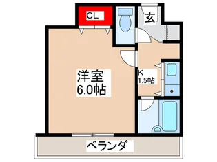 ジュネス絹田III号館【4階】の間取り