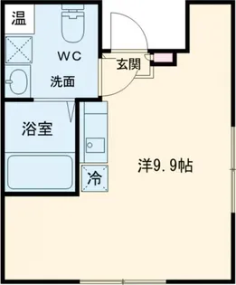 ブルーフェザーマンション北千住【1階】の間取り