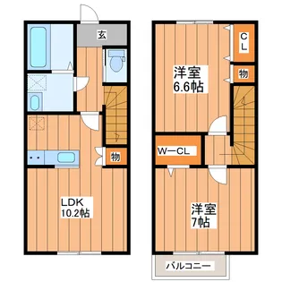 Bell Tree HAGI(ベルツリーハギ)の間取り
