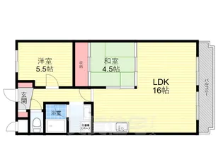ビスタ萩原台 2号棟【2階】の間取り