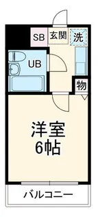 クリオ片倉町六番館【3階】の間取り
