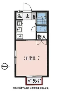 プチメゾン向田【1階】の間取り