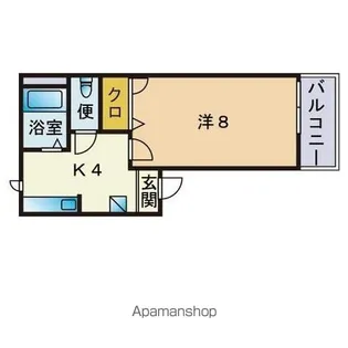 ディアス香椎C棟【2階】の間取り