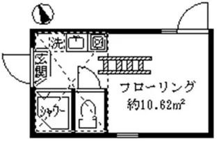 フェリススワン【2階】の間取り