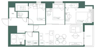 Weave Place -Oshiage 押上【2階】の間取り