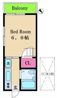 コーポアド【2階】の間取り