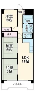 ラジョーヌ【1階】の間取り