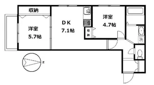 グランシャリオ阿佐ヶ谷【2階】の間取り
