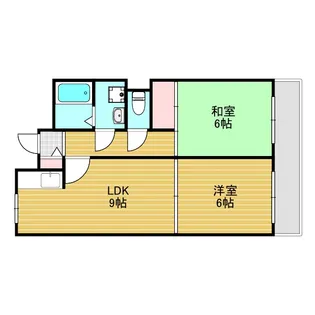 第3丸重グランドハイツ【7階】の間取り