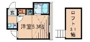 シャンテ西新井本町【3階】の間取り