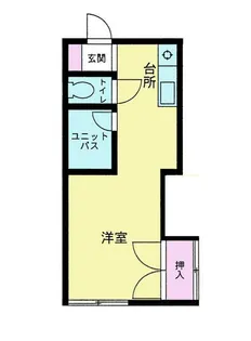 リバーハイツ井上【1階】の間取り