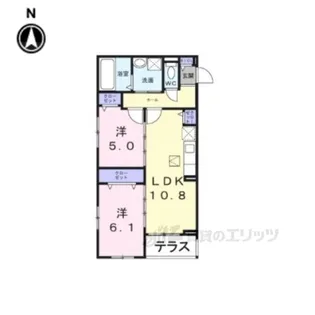 アルストロメリア5【1階】の間取り